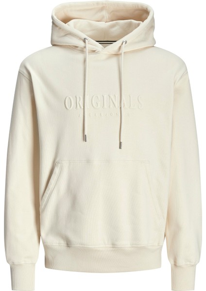 Jack Jones Original Yazılı Erkek Kapüşonlu Sweatshirt 12270541