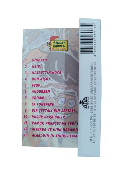 Alaaddin'in Sihirli Lambası – Gazanfer Özcan – Kaset – Koleksiyon Ürünü modelleri