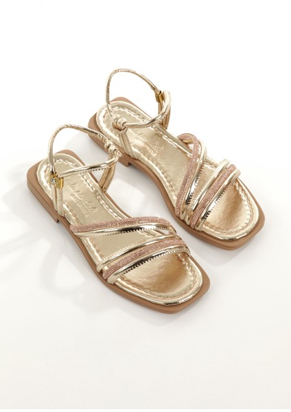 MİA026-1512 Kadın Taşlı Abiye Günlük-Düğün-Eğlence-Platin Tatil Sandaleti fırsatları