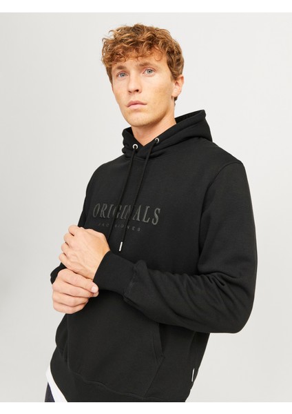 Jack Jones Original Yazılı Erkek Kapüşonlu Sweatshirt 12270541 fırsatları