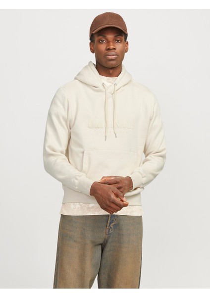 Jack Jones Original Yazılı Erkek Kapüşonlu Sweatshirt 12270541 modelleri