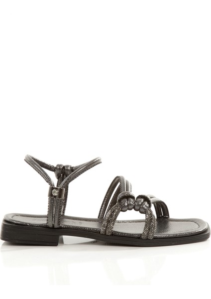 MİA026-1571 Kadın Taşlı Abiye Günlük-Düğün-Eğlence-Platin Tatil Sandaleti fırsatları