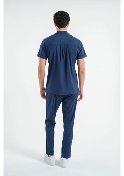 Lizy Matheo Erkek Düğmeli Hakim Yaka Hemşire Doktor Üniforma Takım Scrubs Takım Hastane Forması fiyatları