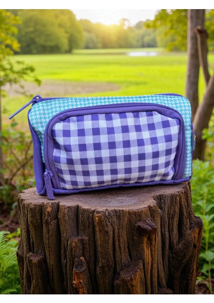 Wichlight Ekose Lila Kalem Çantası - Kalemlik fiyatları