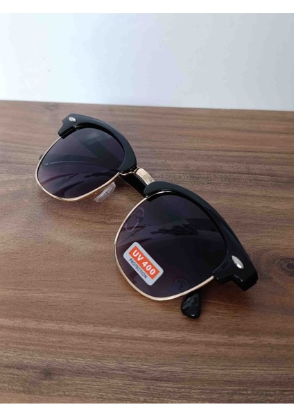 Füme Cam Clubmaster Unisex Güneş Gözlüğü