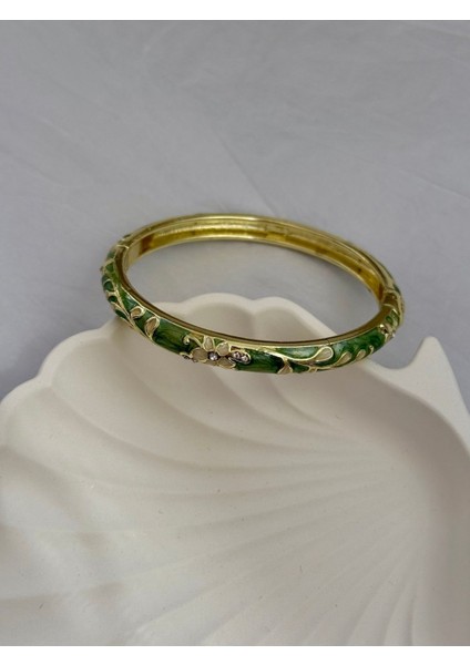 Flora Mineli Kelepçe Bileklik