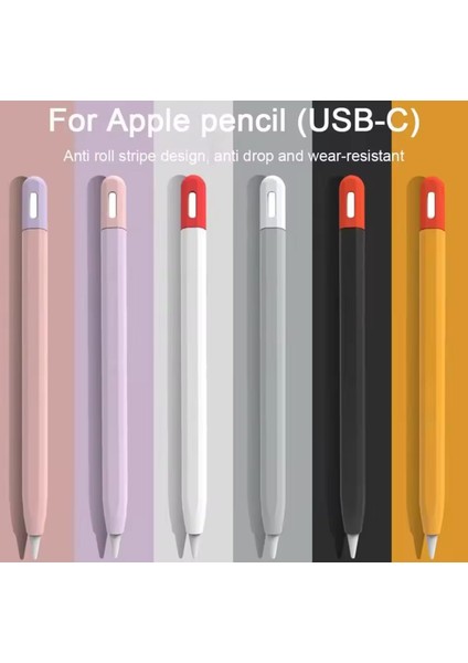 Apple Pencil Usb-C ile Uyumlu Kılıf Apple Pencil USB C Silikon Koruma Kılıfı Yüksek Kalite'de Liquid fırsatları