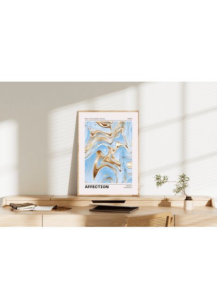 Lüks Duvar Dekoru | Akışkan Mermer Posteri/Çerçevesiz - 50X70