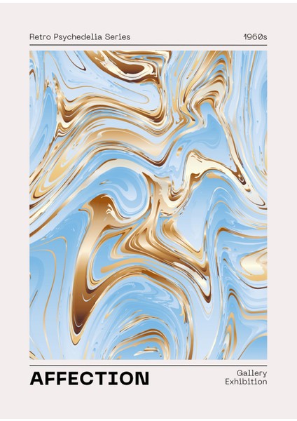 Lüks Duvar Dekoru | Akışkan Mermer Posteri/Çerçevesiz - 50X70 fiyatları