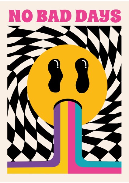 No Bad Days | Retro & Pozitif Enerji Posteri/çerçevesiz - 50X70 fiyatları