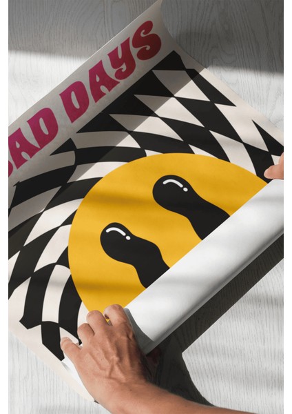 No Bad Days | Retro & Pozitif Enerji Posteri/çerçevesiz - 50X70 indirimleri