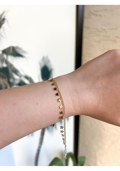 Vıp Seri Yıldız Sallantılı Bileklik