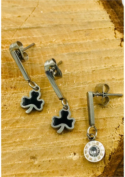 Figürlü Çelik Küpe