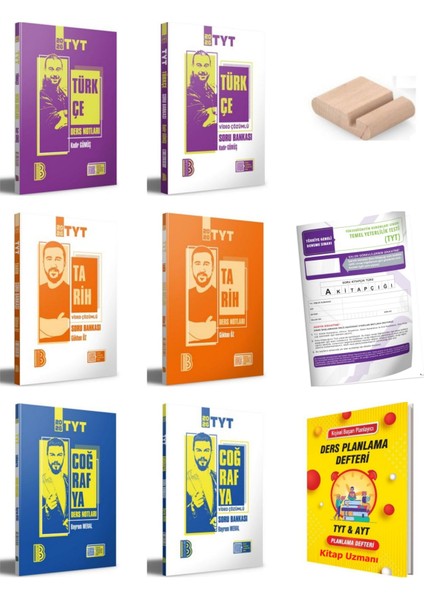 Tyt Eşit Ağırlık Ders Notları ve Soru Bankası Yks 2026+PLAN Defteri +Telefon Tutucu+Deneme