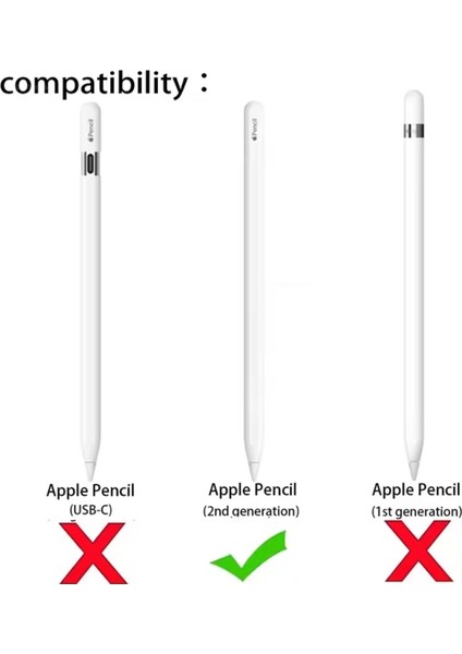 Apple Pencil 2. Nesil ile Uyumlu Kılıf Pencil 2 Nesil Silikon Koruma Kılıfı Yüksek Kalite'de Liquid fiyatları