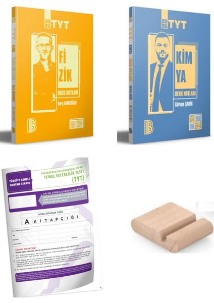 Tyt Fizik ve Kimya Ders Notları Yks 2026 +Telefon Tutucu+Deneme