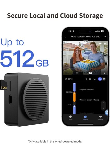 G410 Akıllı Görüntülü Kapı Zili | 2k Kamera, Homekit & Matter Uyumlu, Zigbee Hub, Wi-Fi, Gece Görüşü indirimleri
