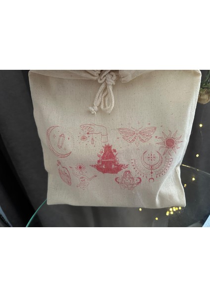 Aşk Frekansı Ritüel Seti | Pembe Kuvars & Selenit, Lotus Tütsü, Mum, Meditasyon Koleksiyon Çantası