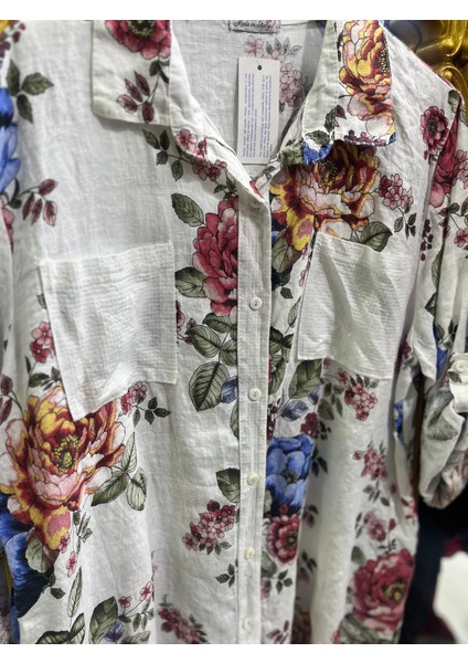 Kadın Pul Payet Detaylı Italyan Keten Tunik fiyatları