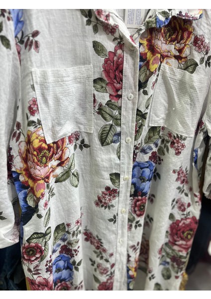 Kadın Pul Payet Detaylı Italyan Keten Tunik modelleri