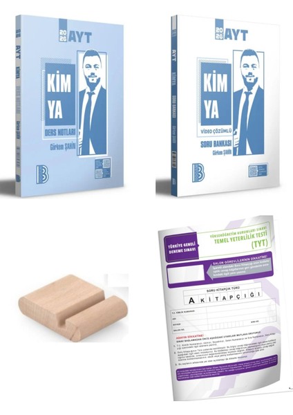 Ayt Kimya Ders Notları ve Soru Bankası Yks 2026+TELEFON Tutucu+Deneme