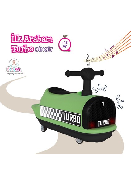 Scooter Çocuk Bisikleti Ilk Arabam Turbo Bingit Araba