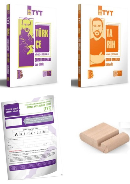 Tyt Türkçe ve Tarih Soru Bankası Yks 2026 +Telefon Tutucu+Deneme