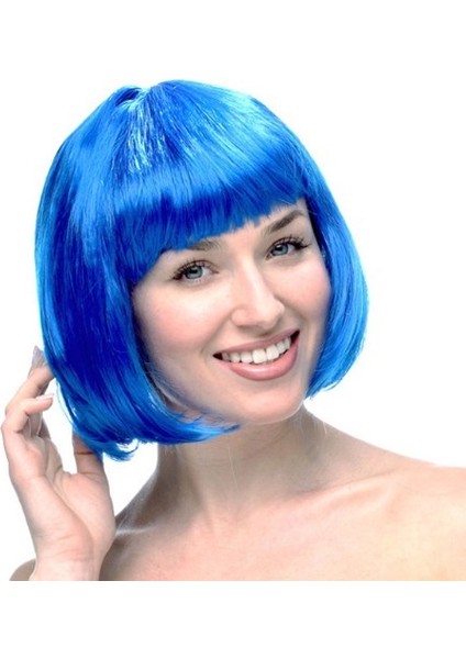 Mavi Küt Peruk Saç fiyatları