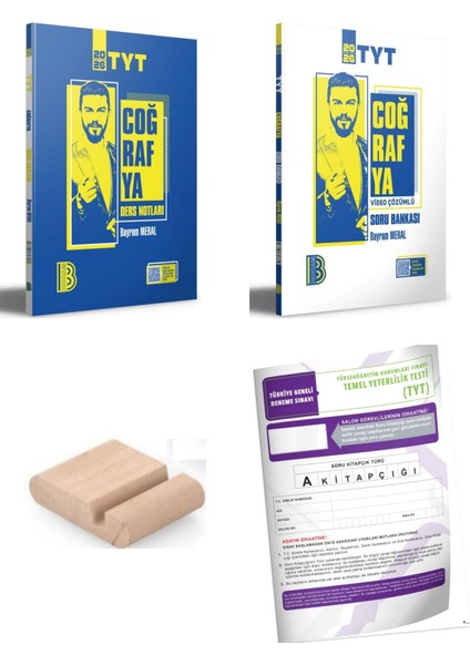 Tyt Coğrafya Ders Notları ve Soru Bankası Yks 2026 +Telefon Tutucu+Deneme