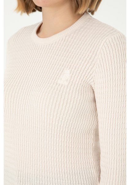 Kadın Krem Kazak /Triko 50288979-VR071
