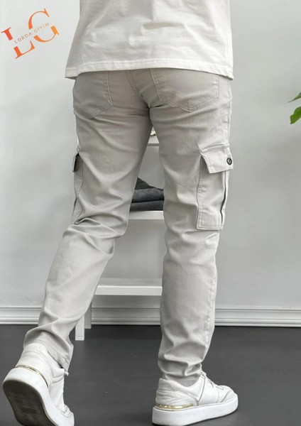 Erkek Kot Panyalon Kargo Cepli Yuksek Bel Dume Fermuar Esnek Likralı Comando modelleri