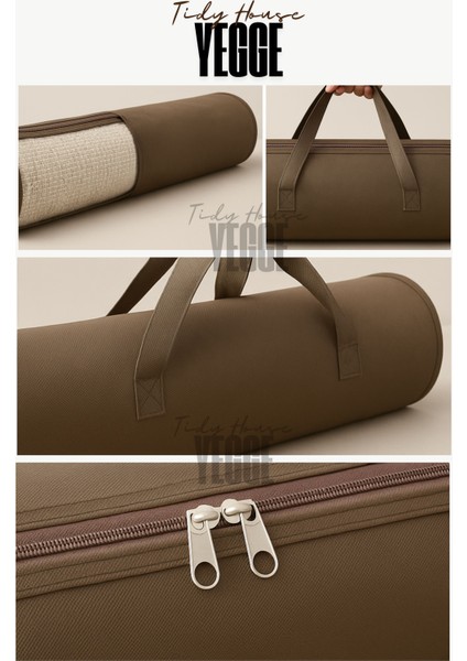 Kaliteli Halı Hurcu - Halı - Kilim - Yolluk Hurcu Pencereli, Taşıma Kulplu, Kalın Kumaşlı Halı Kilim Kılıf -Boydan Boya Fermuarlı Halı Çantası fiyatları