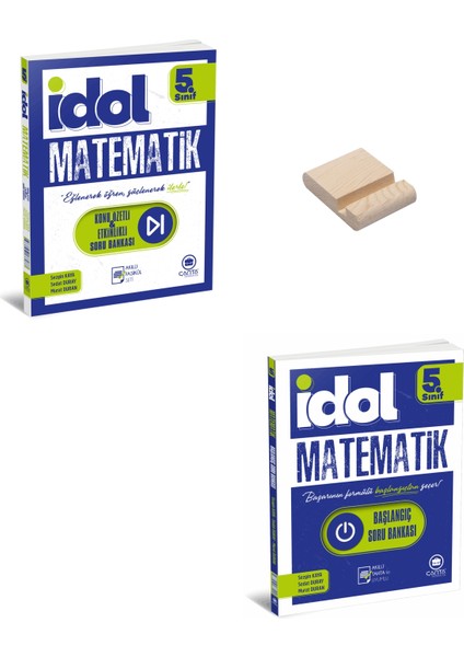 5. Sınıf Idol Matematik Konu Özetli Etkinlikli ve Başlangıç Soru Bankası Seti + Telefon Standı