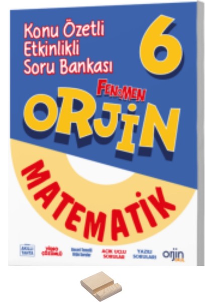 6. Sınıf Orjin Matematik Konu Özetli Soru Bankası + Telefon Standı