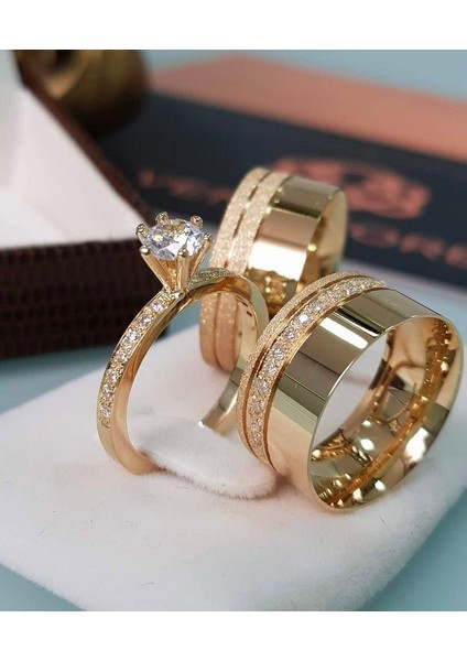 Özel Tasarım Nişan Yüzüğü Kombini