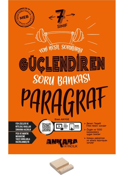 7. Sınıf Paragraf Güçlendiren Soru Bankası ve Telefon Tutucu