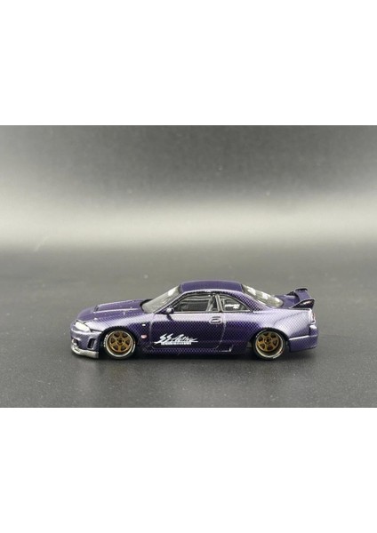 163 Kaido House Nissan Gt-R (R33) Active Carbon R V2 1/64 Model Araba fiyatları