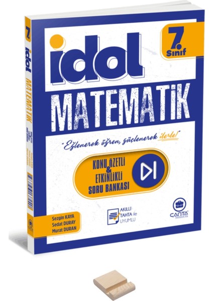 7. Sınıf Idol Matematik Konu Özetli Etkinlikli Soru Bankası ve Telefon Tutucu