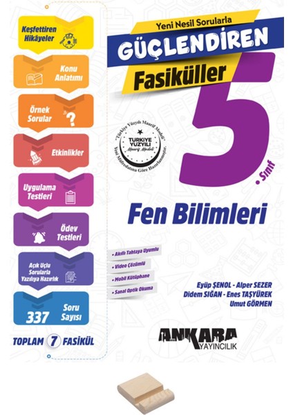 5. Sınıf Güçlendiren Fen Bilimleri Fasiküller ve Telefon Standı