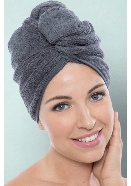 Kalın Saç Havlusu Plaj Deniz Havuz Bonesi Kurulama Banyo Saç Kurutma Baş Havlusu