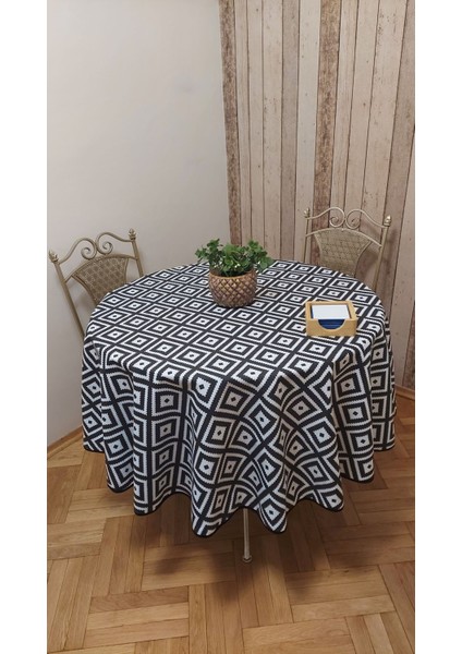 Yuvarlak,duck (Sıvı Itici ,leke Tutmaz) Kumaş,masa Örtüsü fırsatları