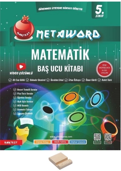 5. Sınıf Metaword Matematik Konu Özetli Etkinlikli Soru Bankası + Telefon Standı