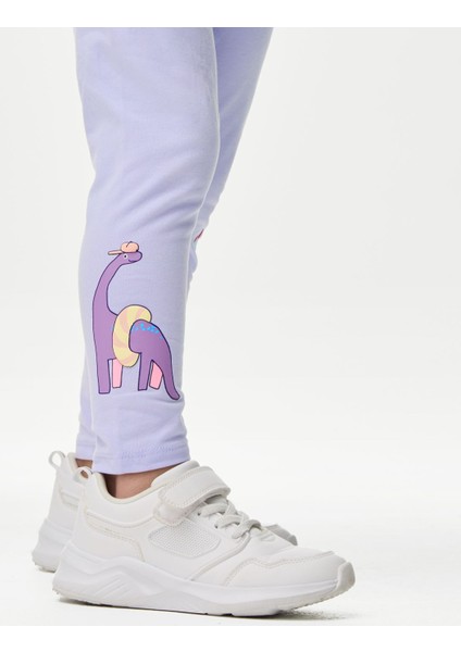 Skinny Fit Desenli Legging Tayt (2-7 Yaş) fiyatları