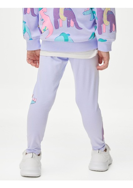 Skinny Fit Desenli Legging Tayt (2-7 Yaş) fırsatları