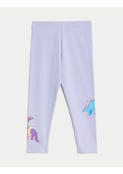 Skinny Fit Desenli Legging Tayt (2-7 Yaş) indirimleri