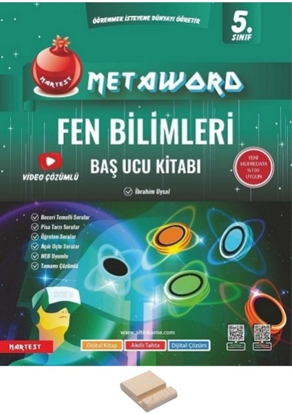 5. Sınıf Metaword Fen Bilimleri Konu Özetli Etkinlikli Soru Bankası + Telefon Standı
