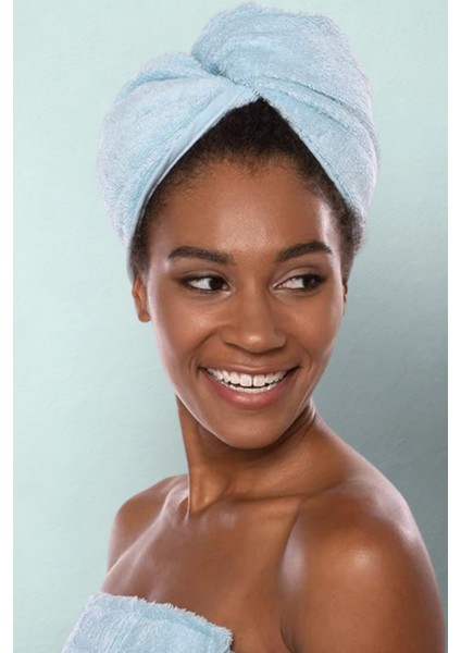 Kalın Saç Havlusu Plaj Deniz Havuz Bonesi Kurulama Banyo Saç Kurutma Baş Havlusu