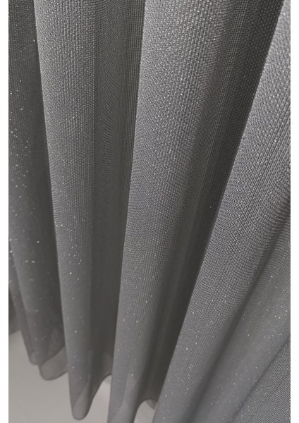 Velara Pırıltılı Tül Perde – Modern Salon, Gri, Ultra Dökümlü 1x3 Sık Pile modelleri