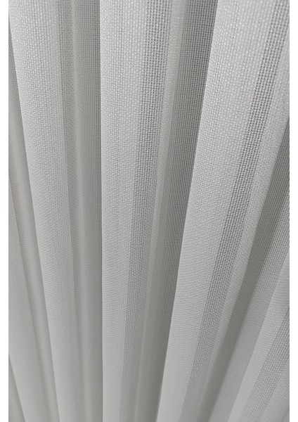 Velara Tül Perde – Modern Salon, Beyaz, Ultra Dökümlü 1x3 Sık Pile