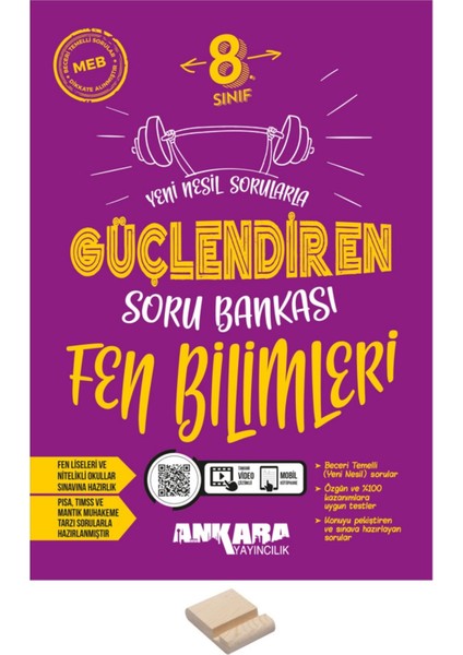 Lgs 8. Sınıf Fen Bilimleri Güçlendiren Soru Bankası ve Telefon Standı